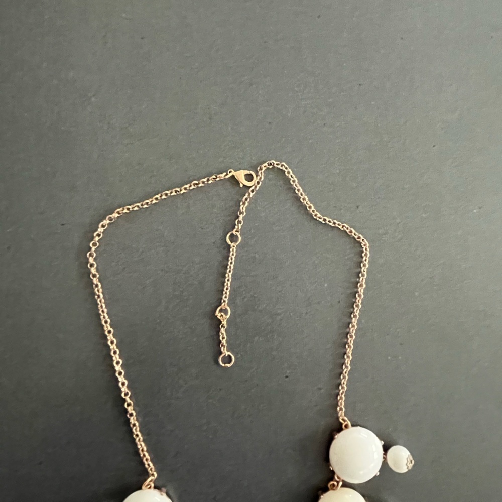 Stunning White Statement Bubble Necklace // Great… - image 6
